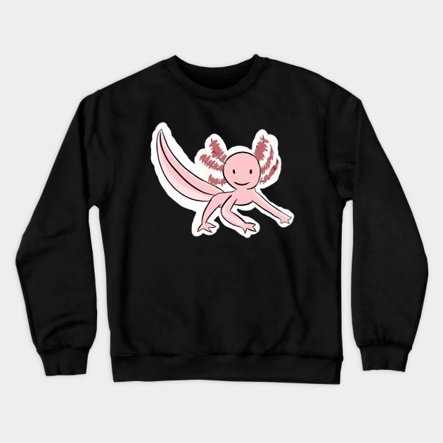 Gerald the Axolotl Crewneck Sweatshirt by Haphazardly-E